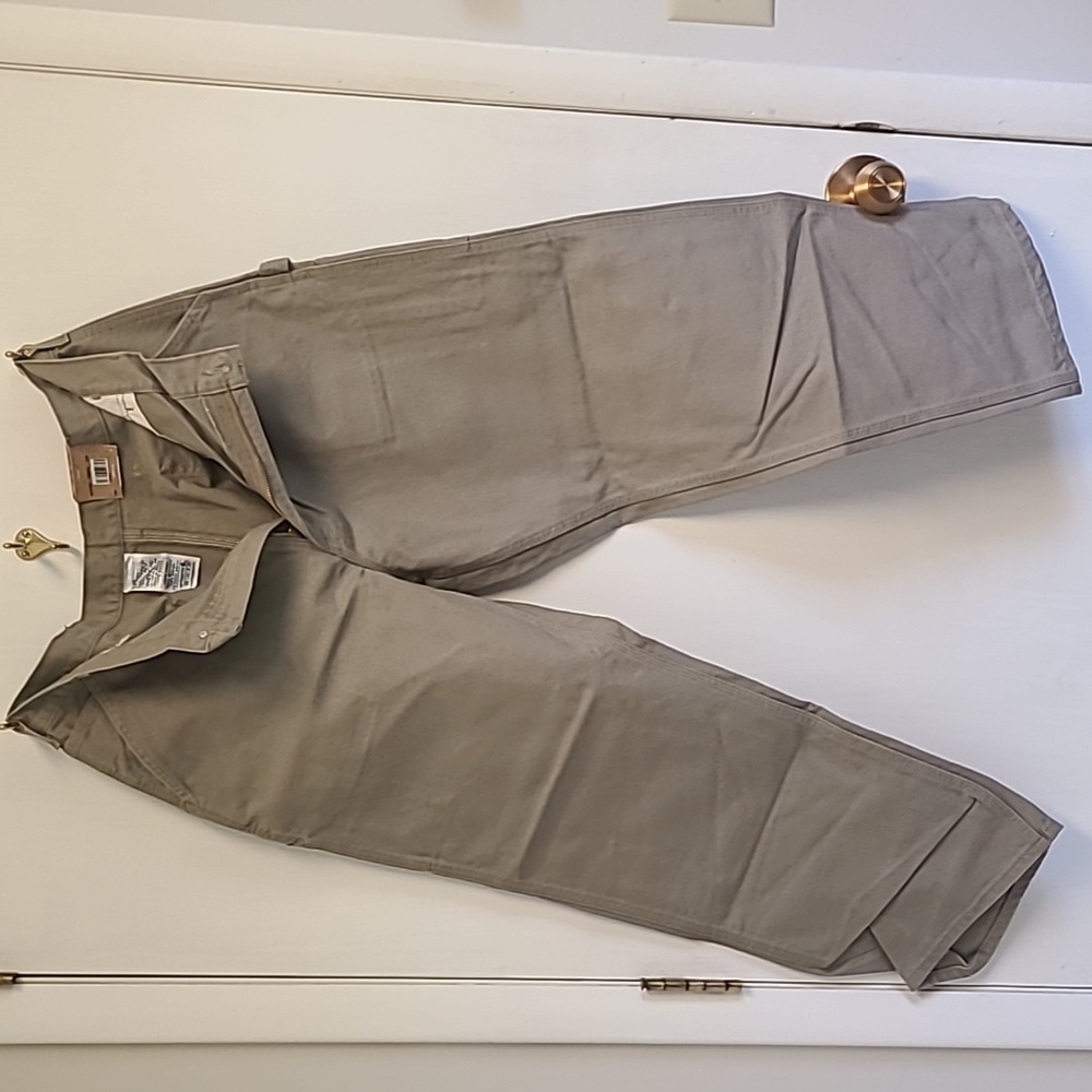Carhartt Washed Duck Work Dungaree 40×30 Tan